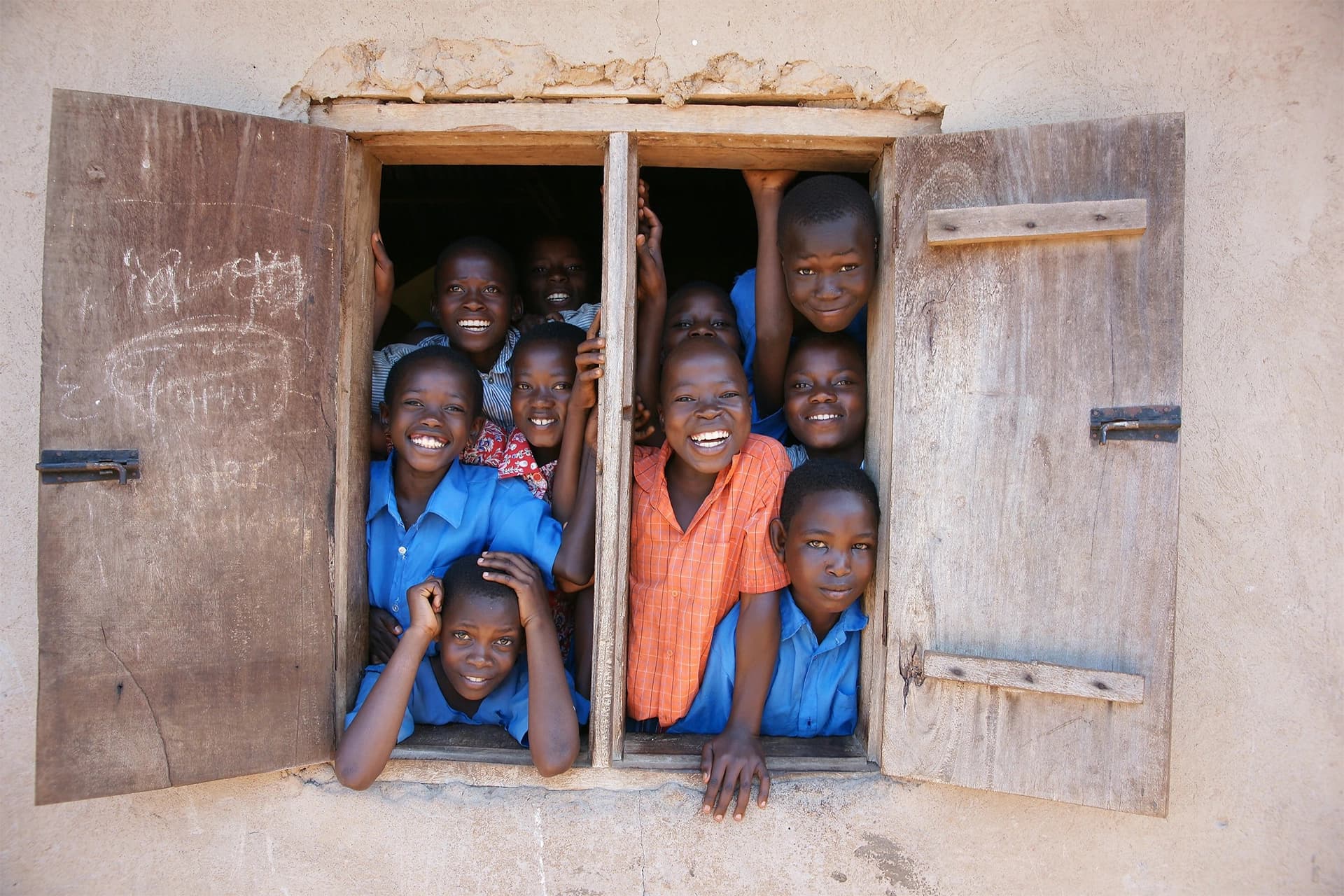 Children smiling